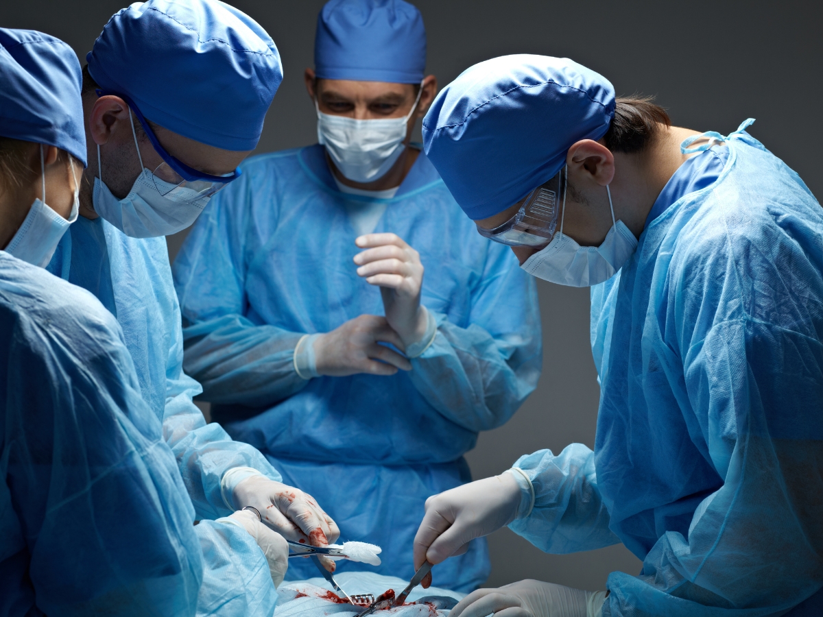 surgeons operating